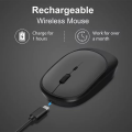 Xiaomi Mijia Wireless Mouse Bluetooth-compatible 2.4G Silent Mice Adjustable DPI Ergonomic Design USB Rechargeable Gaming Mouse. 