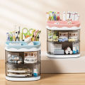 Practical Multi-Functional Desk Organizer Pen Holder Cosmetics Storage Shelf.