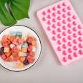 55-cell Mold Silicone Ice Mold Heart Shape Ice Cube Tray Love Mold Shape Ice Balls Maker Heart Shaped Ice Cube Trays Love Ice Mold Make Ice Artifact Ice Cube Mold 55-cell Mold  Balls Mold. 
