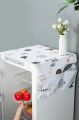 Dustproof Fridge Cover Washing Machine Fridge Cover Towel Pocket Hanging Storage Bag Refrigerator Organizer. 