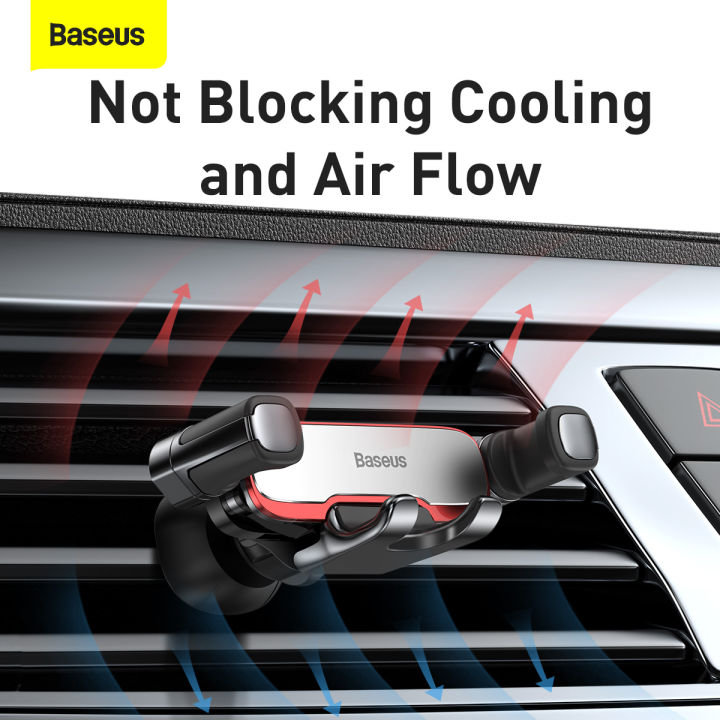 Baseus%20%20Car%20Phone%20Holder,%20360%C2%B0%20Rotating%20Auto%20Lock%20&%20Release%20Mobile%20Holder%20for%20Air%20Vent%20-%20Image%203