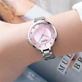 CURREN 9051 Wristwatch Fashion Clock Female Stainless Steel Watch-Rose. 