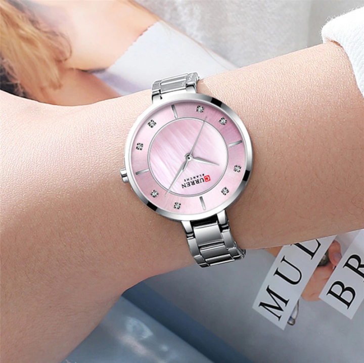 CURREN%209051%20Wristwatch%20Fashion%20Clock%20Female%20Stainless%20Steel%20Watch-Rose%20-%20Image%205