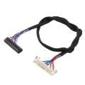 Hd Or Full Hd 30 Pin 8Bit/6Bit Lvds Cable For Lcd Led Tv Monitor Panel - High-Quality Cable For Enhanced Visuals. 