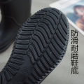 Casual Rain Boots Men's Rubber Shoes Middle Tube Non-Slip Waterproof Rain Boots Fishing Shoes Car WashPVCRubber Shoes Four Seasons Can Be Worn. 