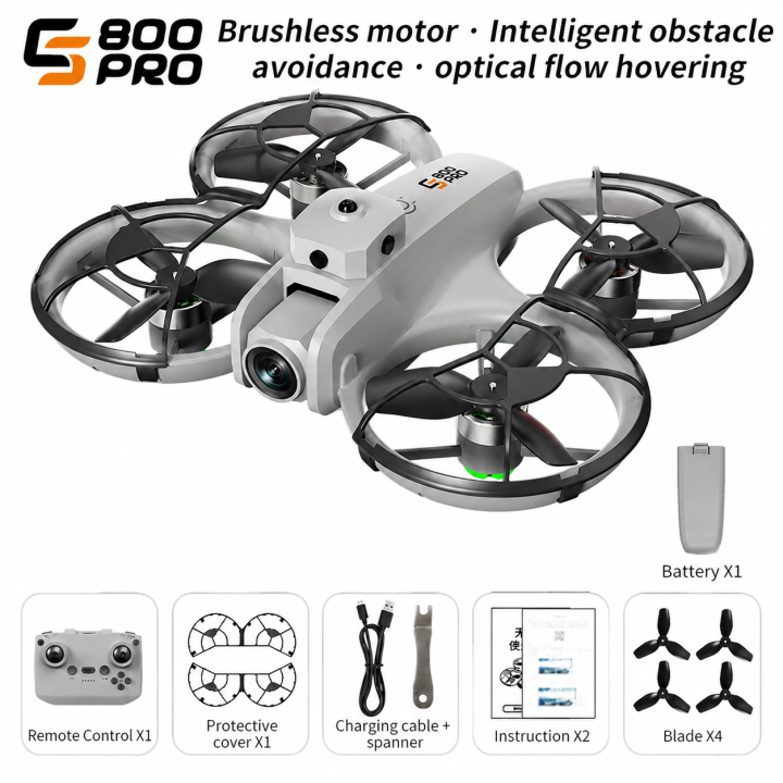 FLH%20S800%20360%C2%B0%20Protection%20Obstacle%20Avoidance%204.5in%20Screen%20Remote%20Control%20Quadcopter%202.4G%20Brushless%20Optical%20Flow%20Hover%20WIFI%20FPV%20RC%20Drone%20-%20Image%208