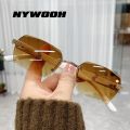 Rimless Marble Sunglasses Women Men  Fashion Ocean Gradient Square Sun Glasses Blue Pink Sunglass UV400. 
