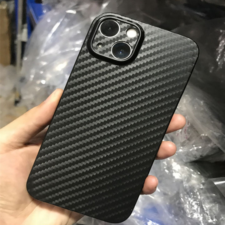 [autismaut]iPhone11 Carbon Fiber Texture PP Shell 11pro Phone Case for Apple 11promax Phone case