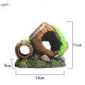 Aquarium Decor Rock Cave Decor Hiding Place Pond 14x9x11cm.