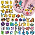 【hot】 Cute 1Pcs Japan Anime Cartoon Spirit Croc Shoe Charms Jibz DIY Clogs Shoe Aceessories For Sandals Pins Decorate Kids X-Mas Gifts. 