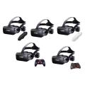 Home VR 3D Glasses Box Stereo Devices with Headset Controller Suitable For 4.7-6.7' IOS Android Google Cardboard.