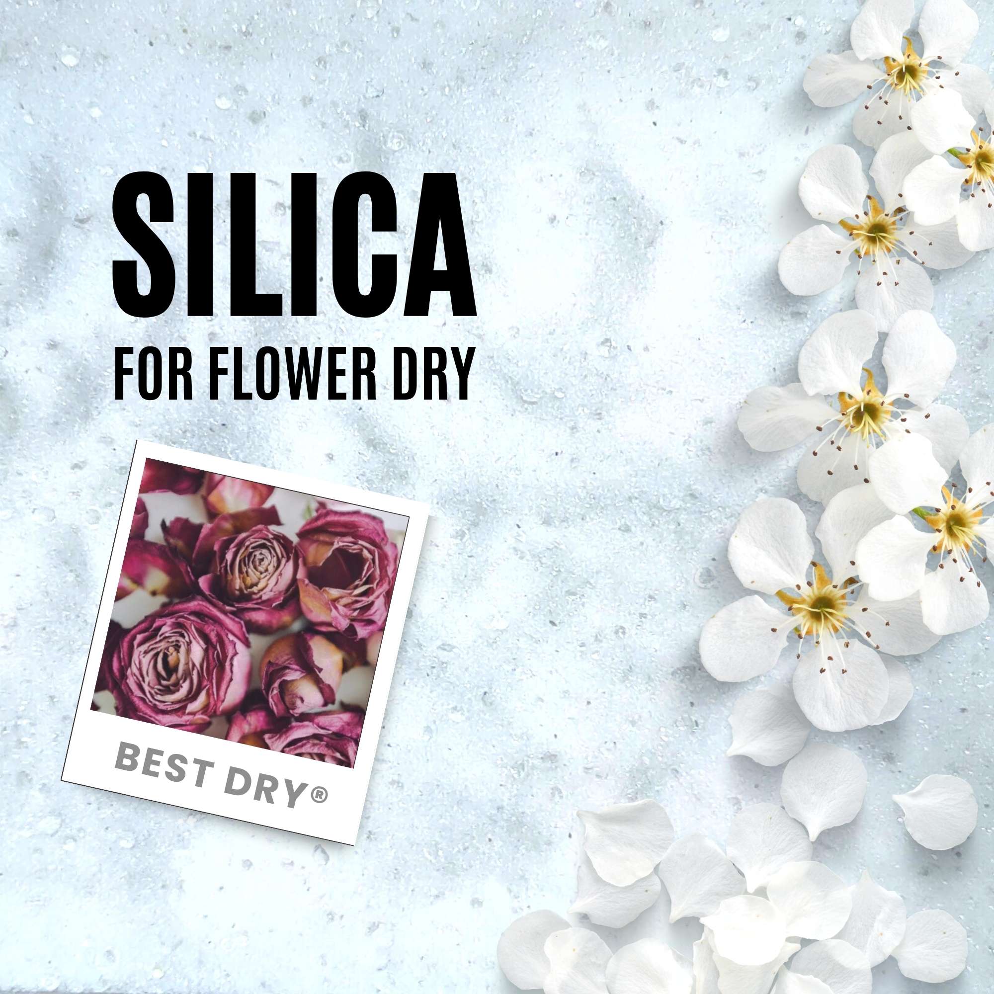 Flower Drying Silica Gel Powder Desiccant 500 gram