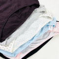 Pack of 5 Pcs Assorted Colors Womens Half Back Coverage Cotton Brief Panty From Levin.
