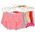 Womens Cotton Lace Net Material Low Rise Floral Design Panty Multi Color.