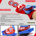 Captain America Web Dart Blaster Toy Set - (Avengers Launcher, Glove, 4 Pieces Plastic Role Play Movie Hero Wrist Toy for Kids). 