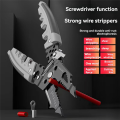 NCANRUI Multi-Function Wire Stripper 28 in 1 Wire Stripper Wire Splitter for Clamping, Screwing, Stripping and Cutting Cables. 