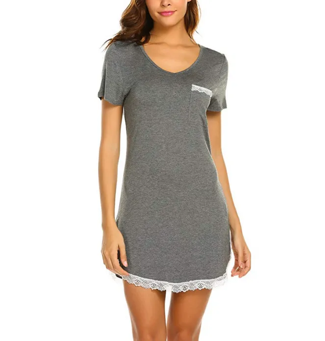 ledis%20maternity%20dress%20sleepwear%20set%20adult%20women%20ladies%20black%20korean%20girls%20night%20dress%20plus%20size%20asian%20nightwear%20-%20Image%202