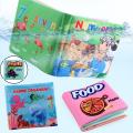 Baby Cloth Books Cute Touch and Feel Crinkle Fabric Book for Stroller Toys Kids Toddlers. 