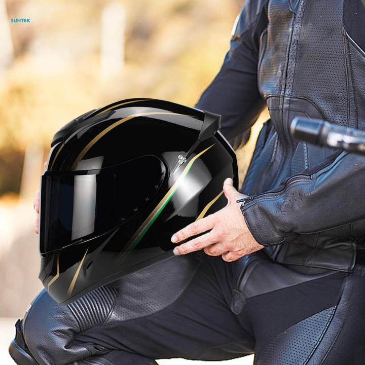 otorcycle Helmet Outdoor Sports Breathable Trip Full Face Helmet with Visor