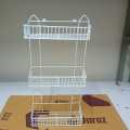 3, 2 Layer Wall Hanging Rack square shape for kitchen.