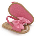 【Hengli jewelry story】(NEW)Nonslip Sole Sandal with Large Bowknot Decor for Baby Infant irls Shoes.