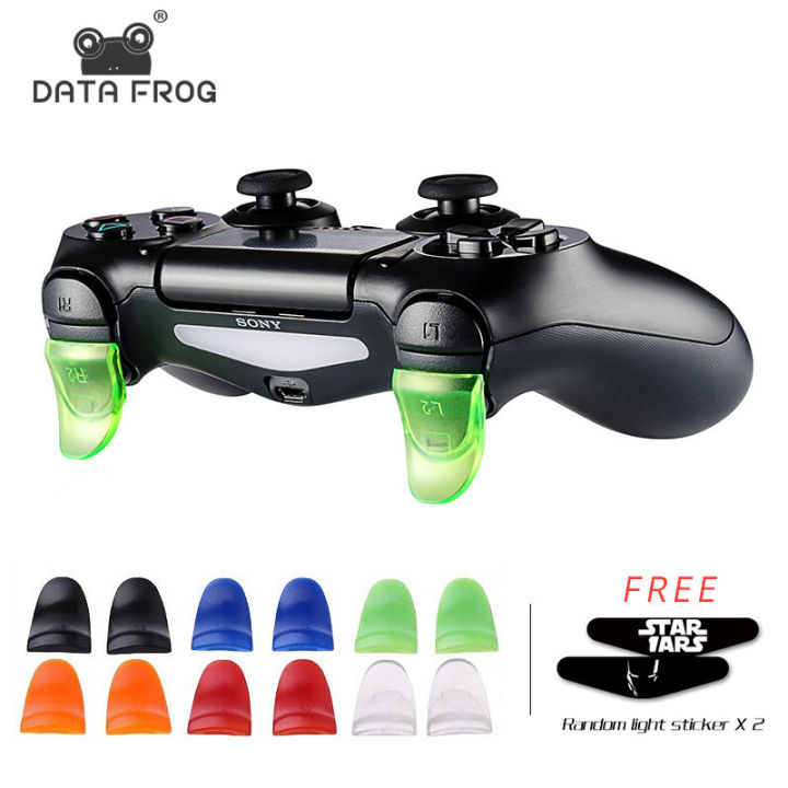 Suitable for PS4 controller, L2 R2 extension button, PS4 extension button, trigger extension, extension button rubber pad