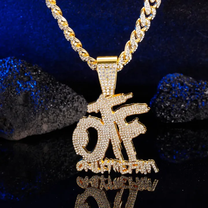 Iced%20out%20OTF%20Pendant%20Necklace%20with%20Cuban%20Link%20Chain%20for%20Men%20Women%20,Rapper%20Jewelry%20Accessories%20-%20Image%202