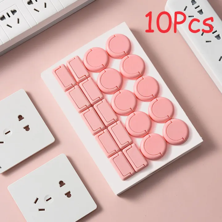 10%20Pcs%20(5%20Pcs%202%20Pin%205pcs%203%20Pin)Child%20Safety%20Protection%20Socket%20Plug%20Protector%20Baby%20Electric%20Shock%20Protection%20Power%20Supply%20Cover%20Anti-Electric%20with%20Hidden%20Pull%20Handle%20Outlet%20Covers%20-%20Image%209