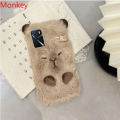 Ins Korean Cute 3D Capybara Soft Case For OPPO Realme C55 C53 C35 C30 C25Y C21 C17 C15 C12 C11 10T 10 9 8 7 6 5 Furry Fur Covers. 