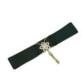 Black Ladies Golden Buckle Adjusted High quality Belt for Women. 