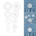 100pcs Plastic Snap Crafts DIY Accessory Stud Fasteners Press Button Sewing. 