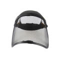 Garden Grass Trimmer Safety Helmet Hat With Full Face Mesh For Brush Cutter Forestry Protection.