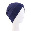 【COOL】 Women Modal Cotton Inner Hijab Caps Headwear Islamic Headband Turban Hair Loss Cancer Chemo Cap Stretch Headwear Hat Cap.