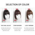 False Hair Bangs Wigs High Temperature Hime Cut Wigs Human Hair Glueless Wigs Human Hair Wigs For Women. 