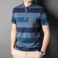 Top Grade 73% Cotton New Brand Designer Polo Shirt Men Summer Short Sleeve Plain Stripped Casual Tops Fashions Clothes Men.
