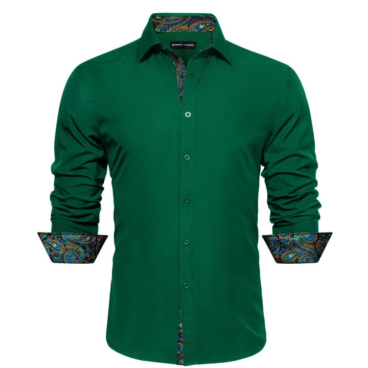 Luxury%20Silk%20Shirts%20for%20Men%20Long%20Sleeve%20Solid%20White%20Gold%20Pink%20Blue%20Green%20Black%20Two%20Color%20Slim%20Fit%20Male%20Blouses%20Tops%20Barry%20Wang%20-%20Image%207