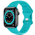 Applicableapple watchApple watch watchband Apple Silicone Strap 8Word Buckle Watch Strap Butterfly Buckle Strap. 