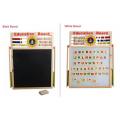 Baby Shelf - Educational Learning Board Multipurpose Double-Sided Magnetic Wooden Writing. 