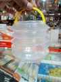 Watercolour Water Container Foldable Brush Cleaning Bucket Water Drum for Artists Watercolour Oil Acrylic Gouache Painting Transparent.