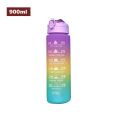 Motivational Sport Water Bottle Leakproof Bottles Drinking Outdoor Travel Portable Water Bottle Gym Fitness Jugs.