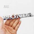 1 X Metal Honda Logo Auto Car Side Fender Rear Trunk Emblem Badge Sticker Replacement For Honda.