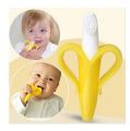 Soft Silicone Banana Shape Design  Baby Toothbrush 1pcs. 