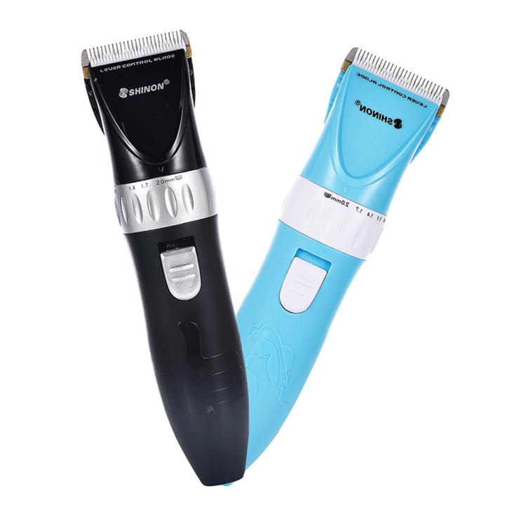 SHINON SH-1928 Professional Rechargeable Hair Clipper & Beard Trimmer-Black & Blue