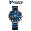 MENSPE Men's Quartz Watch True Three Eyes Wristwatch High-grade Fashion True Eye Six Stitches Waterproof Luminous Calendar Clocks Multi-functional Sports Waterproof Calendar Watch. 