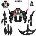 AF321-AF326 Marvel Venom Assemble Movable Doll RIOT CARNAGE Symbiote Mini Action Figure Building Block Model Kids Birthday Gifts Superman. 