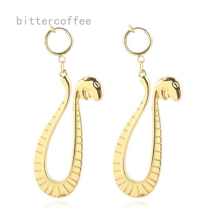 Anime One Piece Boa Hancock Same Earrings Women Jewelry Fans Gift