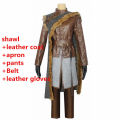 Game Season 8 Cosplay Costumes Halloween Outfit Full Set Fancy Dress Leather Jacket Cloak Top Girls Women Men. 