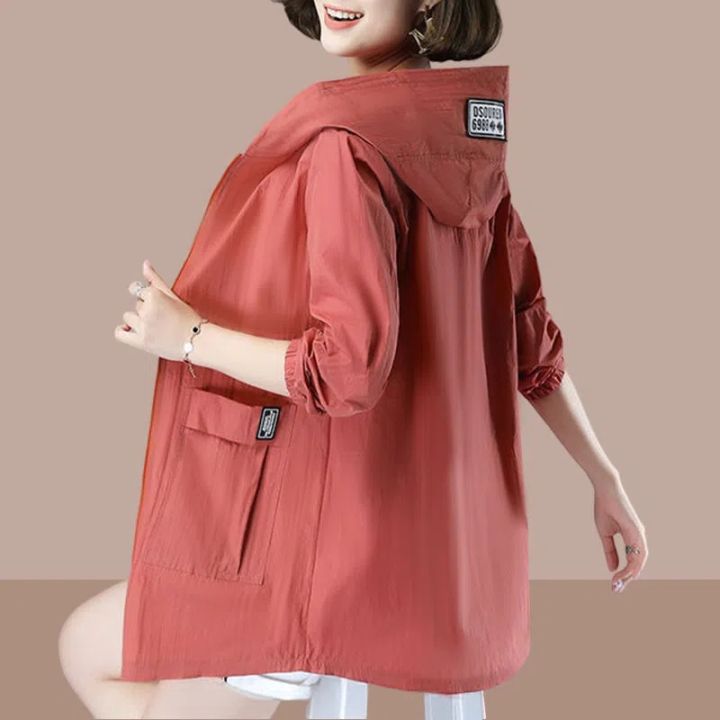 5XL%20Windbreaker%20Women%20Jacket%20Sun%20Protection%20Coat%20Long%20Sleeve%20Hooded%20Thin%20Jackets%20New%20Female%20Outerwear%20Zipper%20Loose%20Summer%20Coats%20-%20Image%203
