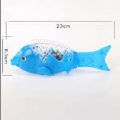 Fun Simulation 1Fish Educational Toys Boys Kids Creative Pet Magical LED Lights Swim Fish Electric Toy Car For Children Gifts(null). 