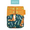 Happy Flute Washable and Reusable Baby Bamboo Charcoal Pocket Cloth Diaper With One Opening Fit 3-15kg Baby.